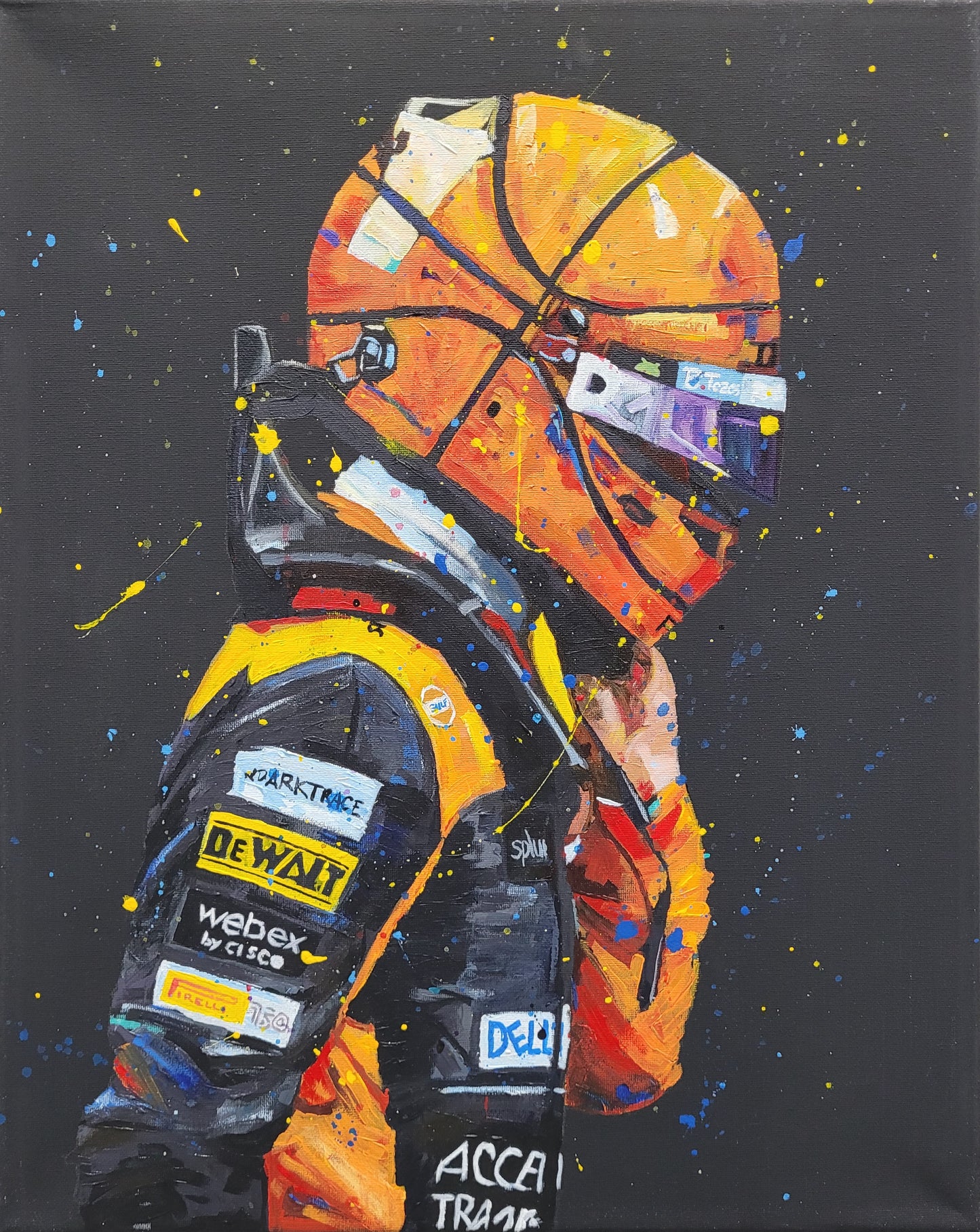 Lando Norris Painting