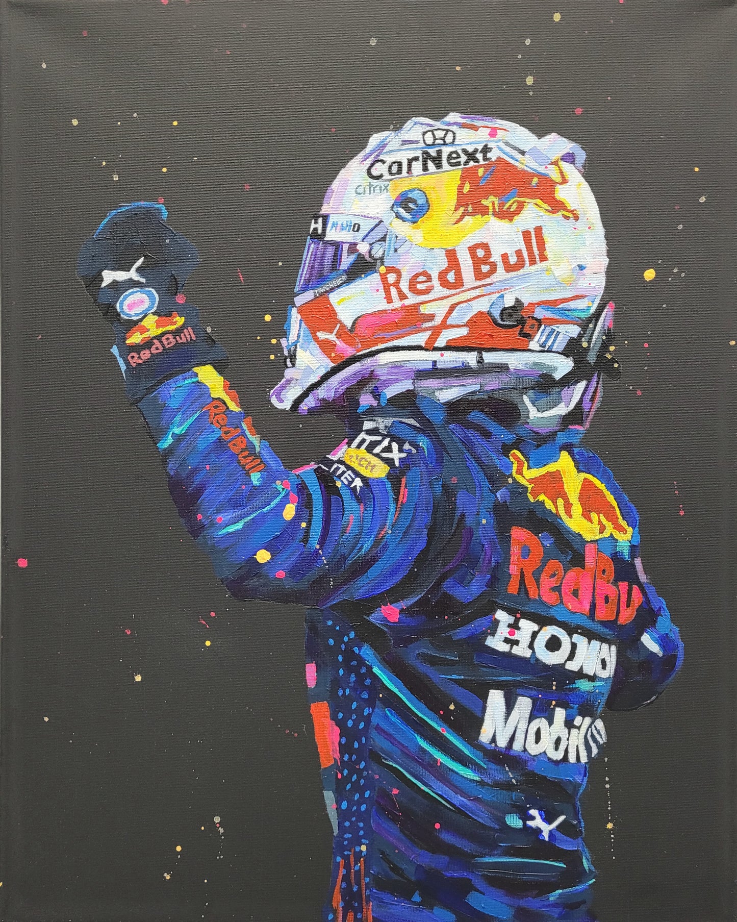 Max Verstappen Painting